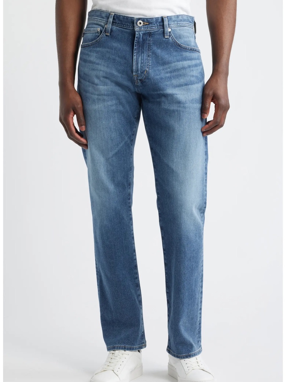 AG Adriano Goldschmied Everett slim straight Light Blue Straight Jeans